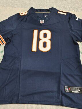 Chicago Bears Sanzenbacher #18 Blue Jersey